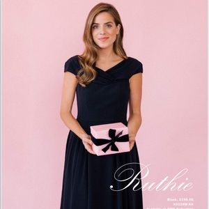 Gal Meets Glam Ruthie Portrait Collar Twile Dress